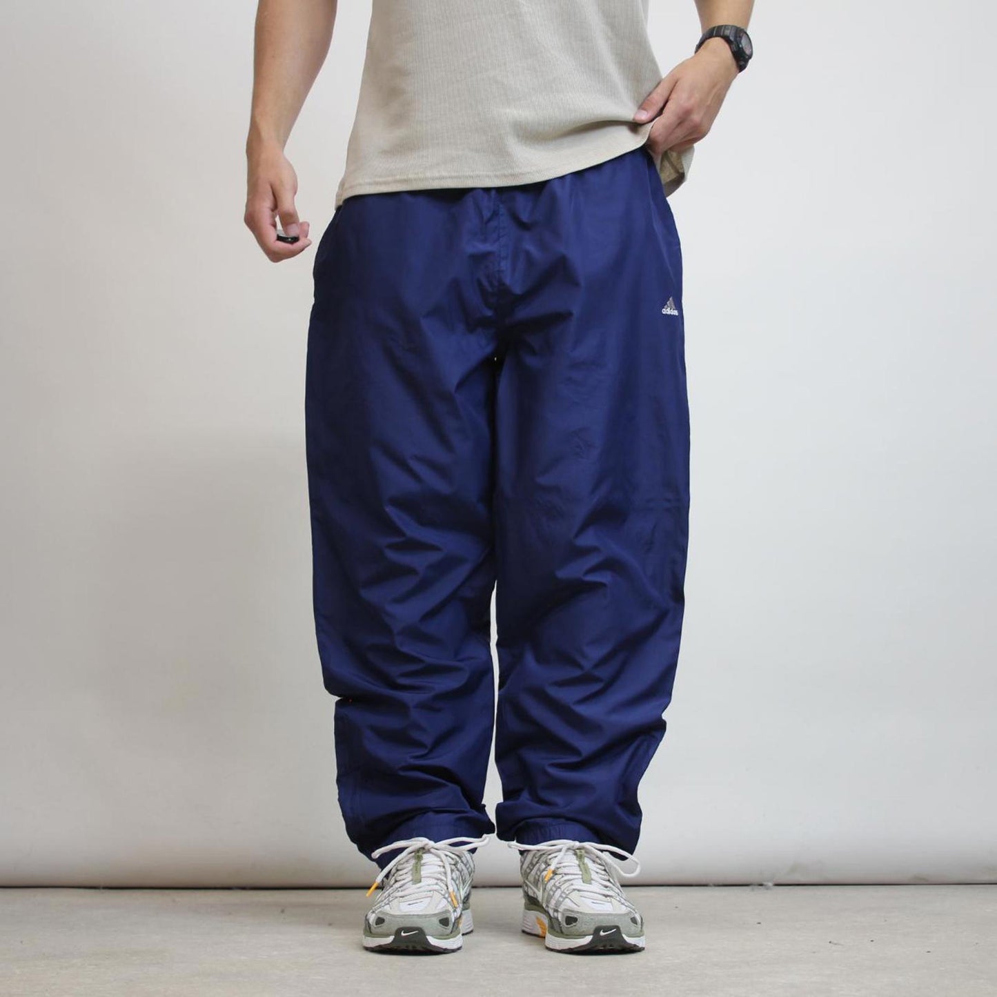 Baggy Navy Adidas Trackies L