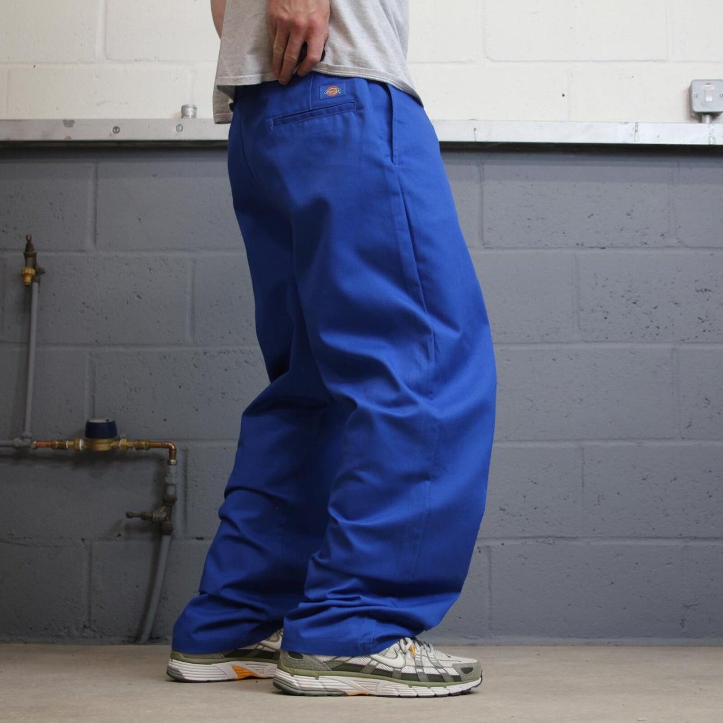 Dickies 874 work pants royal blue Original fit twill chino skate style trousers