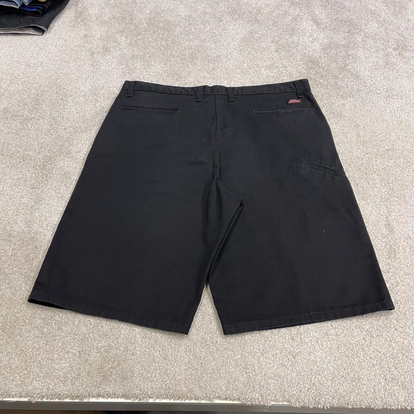Dickies baggy carpenter shorts black Chino style skater shorts long wide leg festival