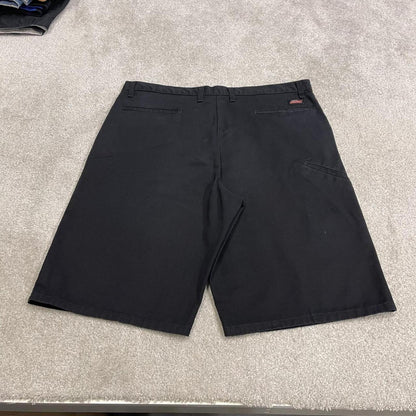 Dickies baggy carpenter shorts black Chino style skater shorts long wide leg festival