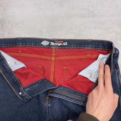 Dickies carpenter jeans W36 L30 loose blue cargo skater style utility pockets jeans