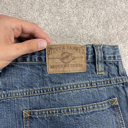 Vintage Steve & Barry’s baggy jeans y2k W36L30 blue Baggy wide leg surf style work pants