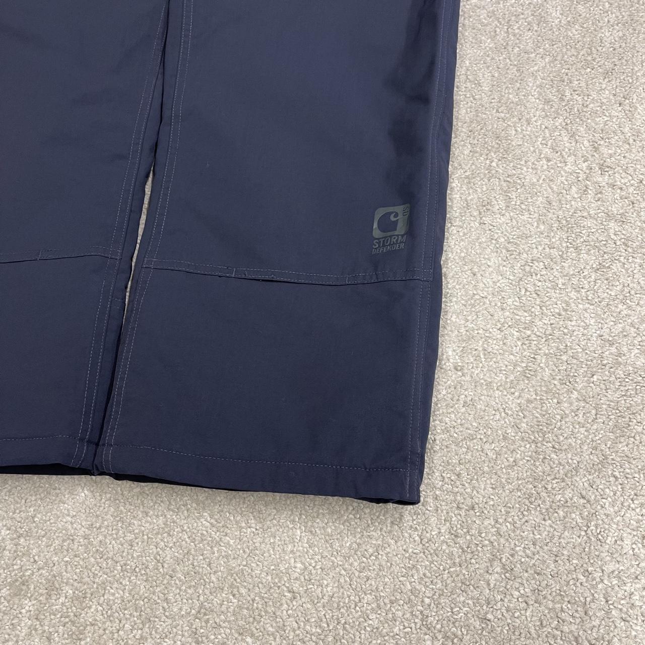 Carhartt waterproof pants Storm Defender women's y2k navy insulated technical snow trousers