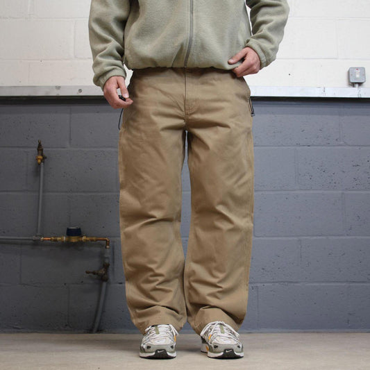 Y2K Carhartt carpenter pants khaki Loose skate style workwear cargo pants