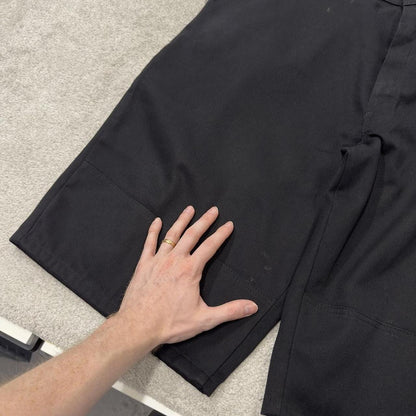 Dickies baggy chino shorts carpenter black Chino style skater shorts long wide leg festival