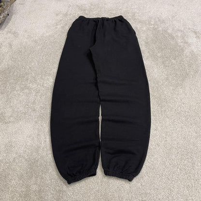 Y2K Champion baggy joggers black loose fit cuffed Loose print track pants
