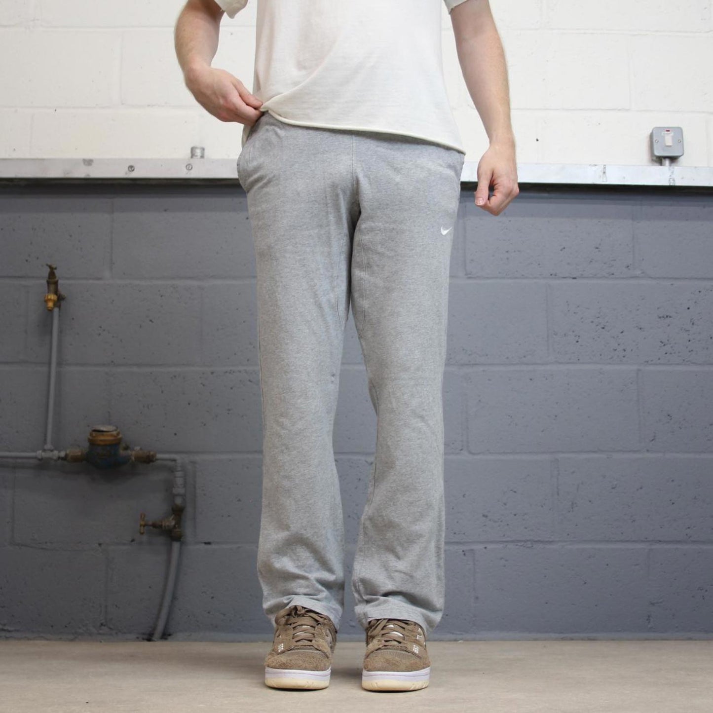 Y2k grey Nike joggers S