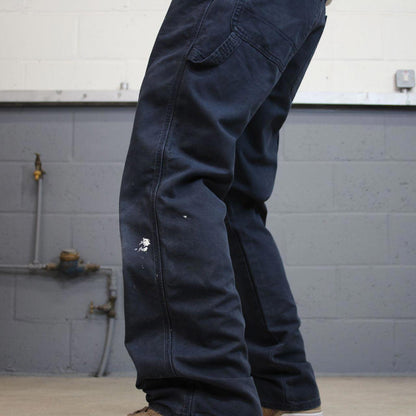 Loose Dickies carpenter jeans W34L32 90s skate style navy canvasy cargos