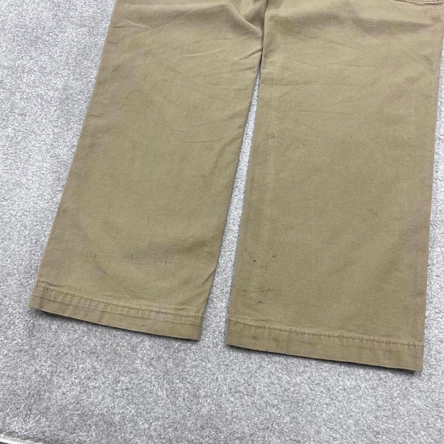 Y2K Carhartt carpenter pants beige Loose relaxed fit skate style workwear cargo pants