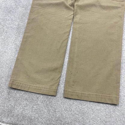 Y2K Carhartt carpenter pants beige Loose relaxed fit skate style workwear cargo pants