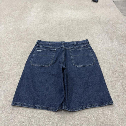 Wrangler denim cargo shorts workwear blue Baggy cargo Y2K jorts summer festival