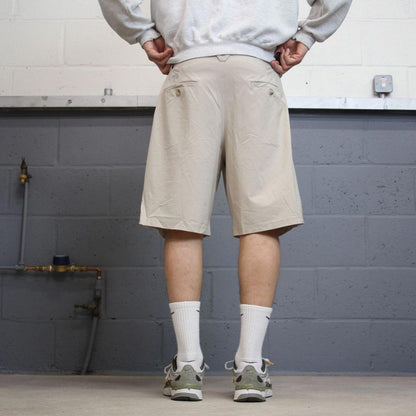 Y2K Columbia PFG cargo tech shorts beige Loose mesh lined utility summer fishing shorts