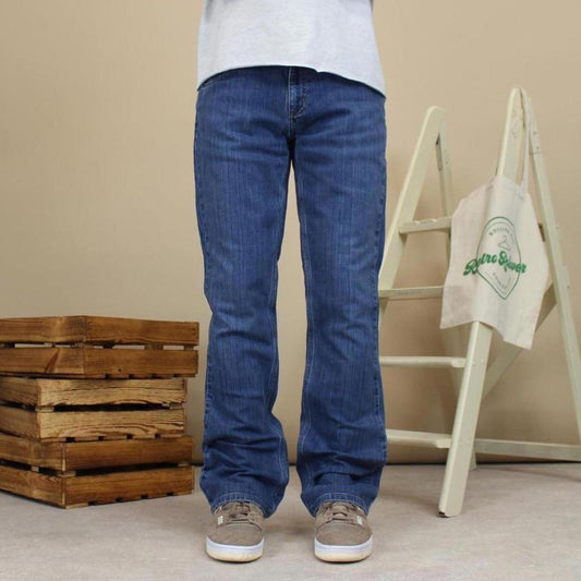 Blue Carhartt jeans 10 W34L33 curvy fit bootcut denim jeans