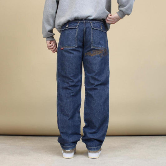 Blue embroidered FUBU jeans W28L33
