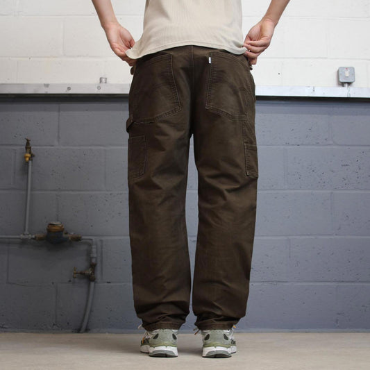 Brown Levis Carpenter Jeans W38L32