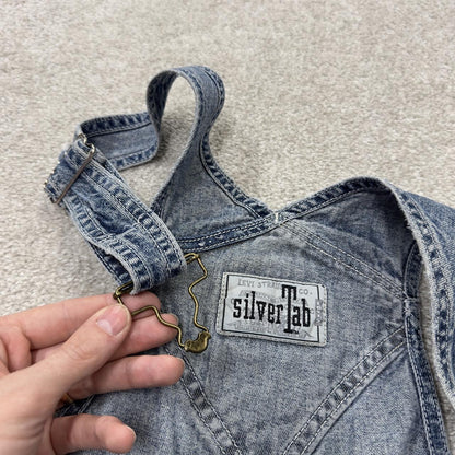 Vintage Levi’s baggy Silvertab dungarees 00s denim overalls blue