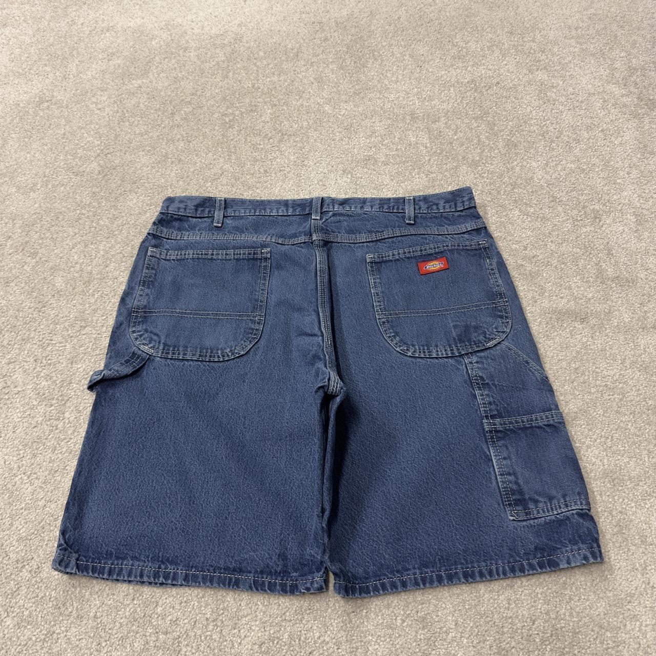 Dickies baggy denim shorts y2k carpenter blue Loose surf skater summer cargo shorts