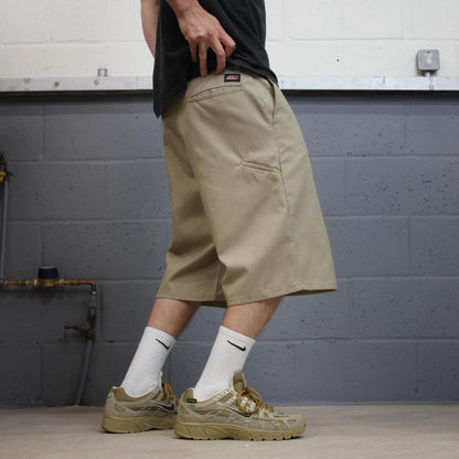 Dickies baggy chino shorts carpenter khaki Chino style skater shorts long wide leg festival