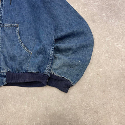 Vintage denim Carhartt active jacket cropped XS 1960s/70s blue denim active