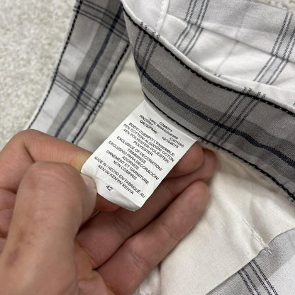 Dickies baggy checkered shorts carpenter white Check surf style skater shorts long wide leg