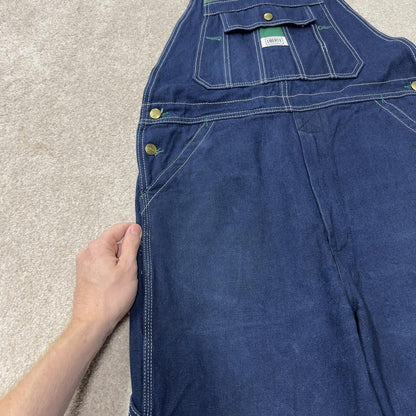 Vintage liberty dungarees 00s denim overalls blue