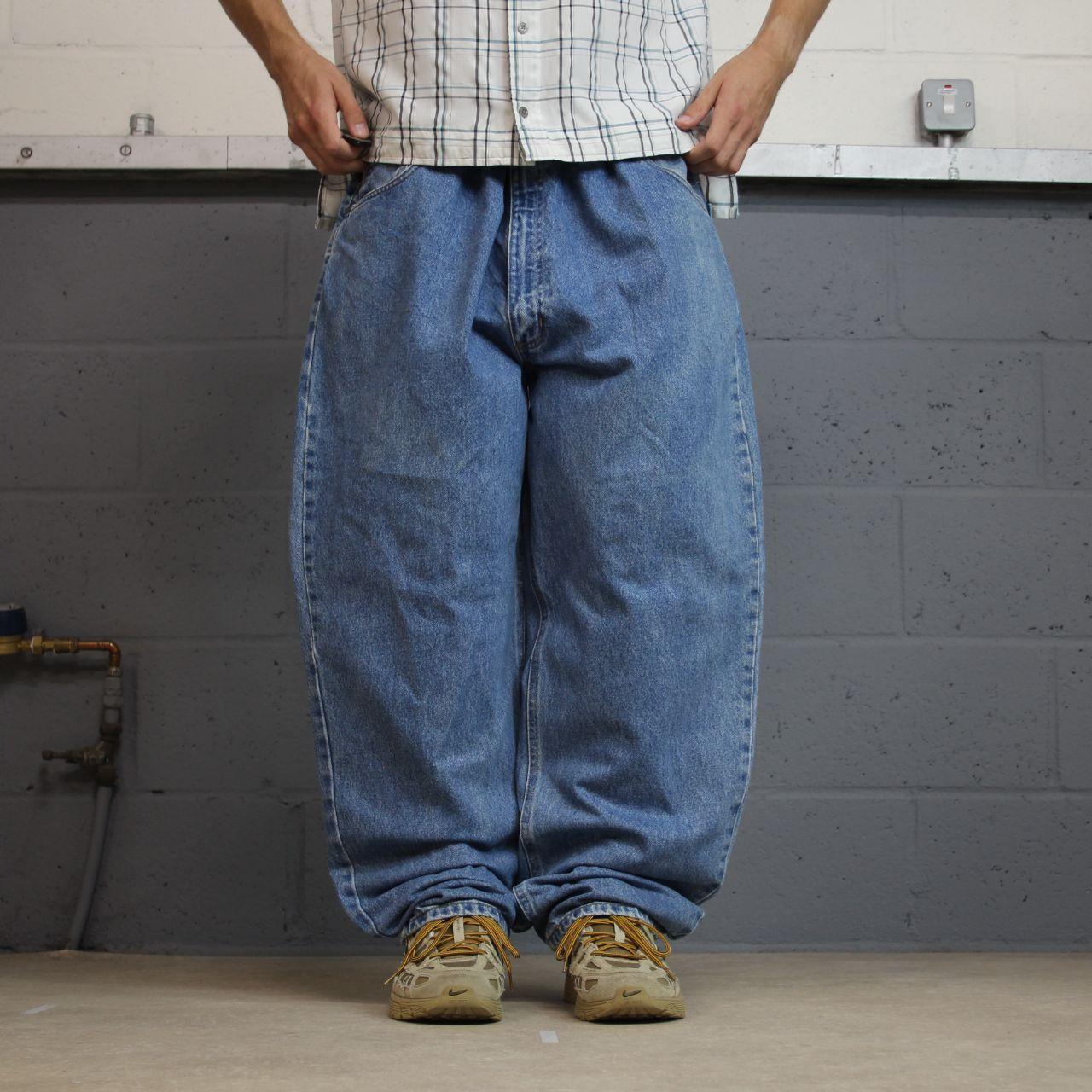 Baggy Carhartt jeans y2k blue denim Loose relaxed fit skater 2000s style workwear pants