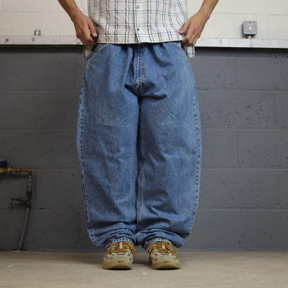 Baggy Carhartt jeans y2k blue denim Loose relaxed fit skater 2000s style workwear pants