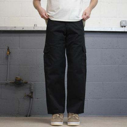 Baggy black Dickies cargo trousers W30L30