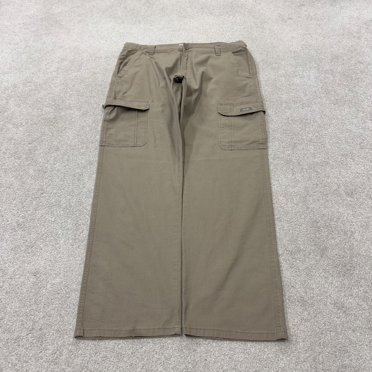 Wrangler cargo pants relaxed y2k khaki Loose straight leg relaxed skater work pants