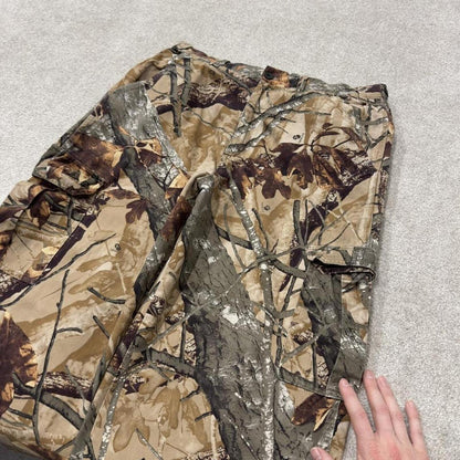 Outfitters Ridge camo cargo pants khaki Loose floaty realtree hunting camouflage trousers