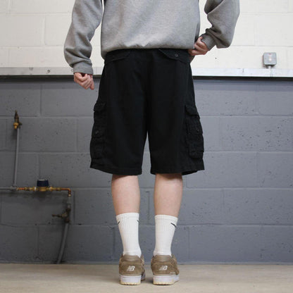 Y2k baggy Lee cargo shorts skater style black Loose chino summer festival shorts