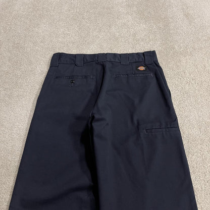 Dickies cargo pants navy straight fit W32L32 Chino skate style work trousers