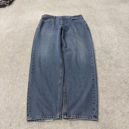 Levi’s 560 baggy jeans y2k blue Loose fit 100% cotton denim pants red tab logo