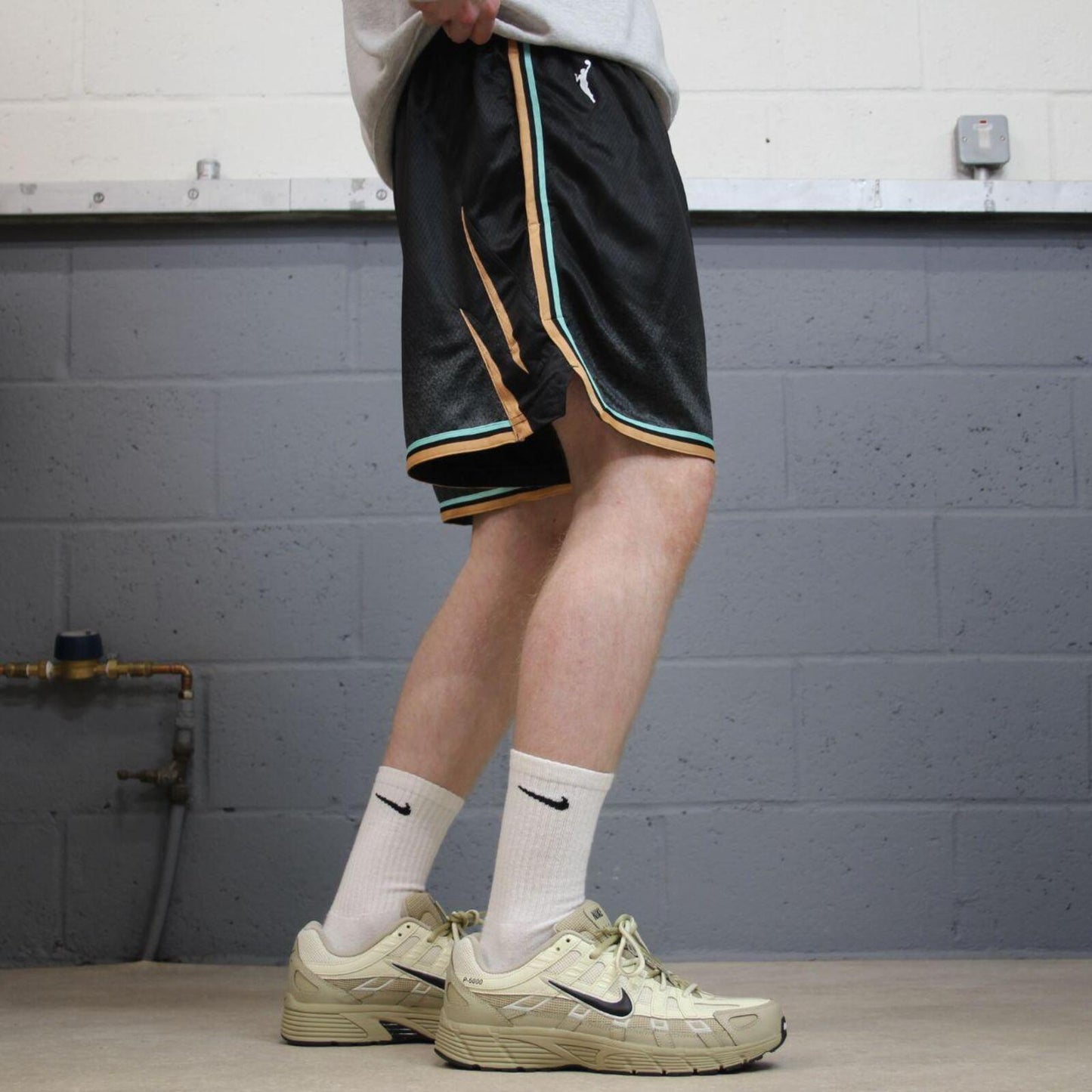 Loose Nike sports shorts y2k black Basketball style comfy loose floaty summer gym shorts