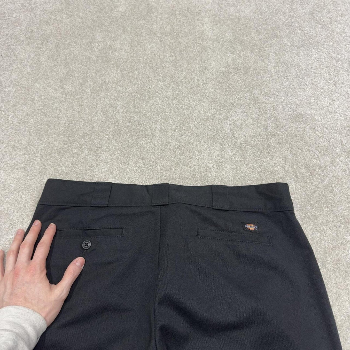 Y2K Dickies 774 skater work pants size 10 black skate trousers
