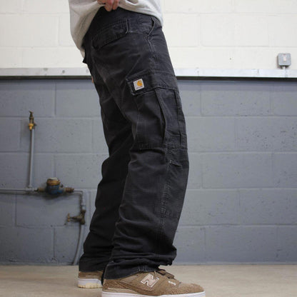 00s Carhartt WIP cargo pants black W31L34 90s skater style workwear cargos