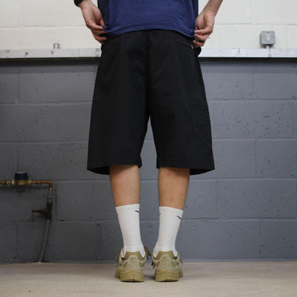 Dickies chino shorts carpenter black Chino style skater shorts loose leg festival