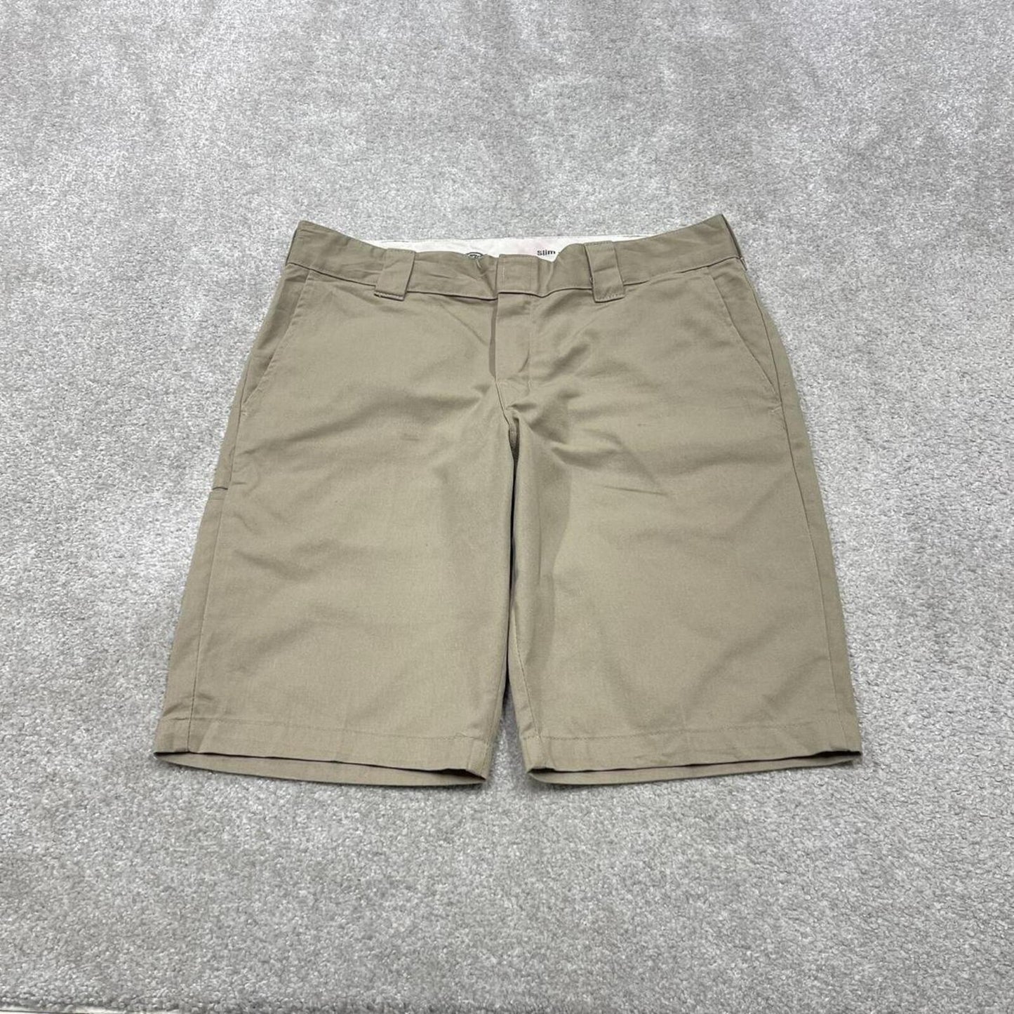 Y2k Dickies chino shorts skater style beige W33 Loose carpenter summer shorts