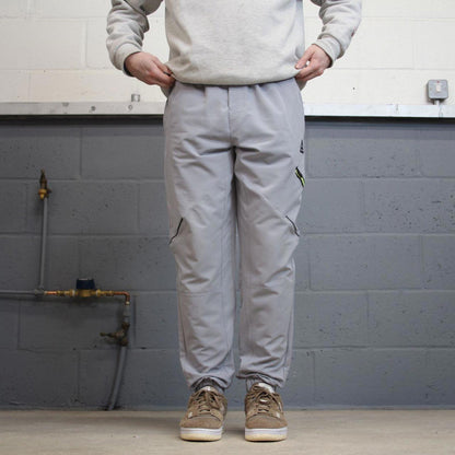 Vintage 00s Reebok tracksuit bottoms grey Medium loose y2k style joggers track pants trackies