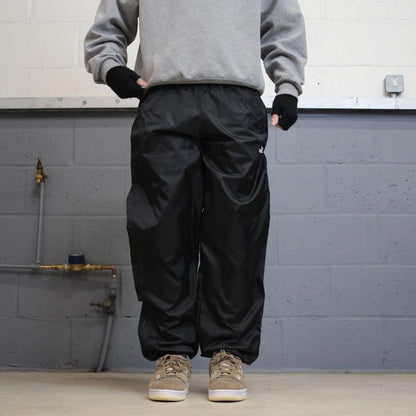 Baggy Puma trackies Large loose y2k floaty leg joggers embroidered logo shell suit pants