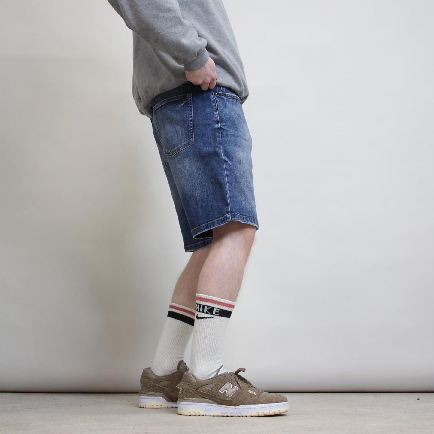 Blue Wrangler jean shorts W36