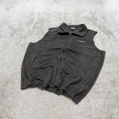 Columbia technical fleece gilet 3XT grey men’s full zip up autumn tech casual outdoors