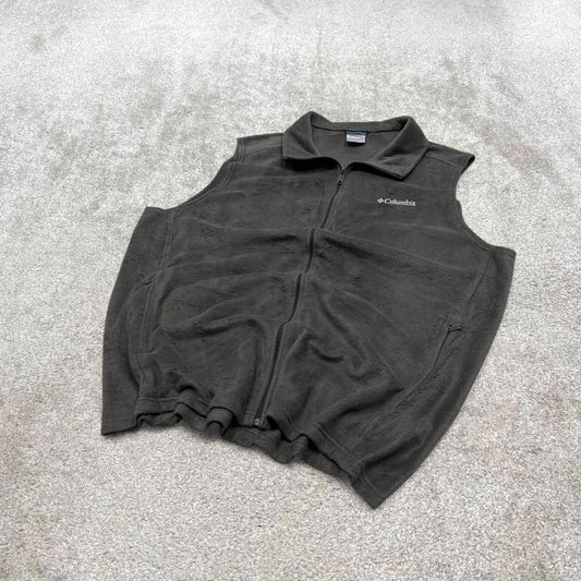 Columbia technical fleece gilet 3XT grey men’s full zip up autumn tech casual outdoors