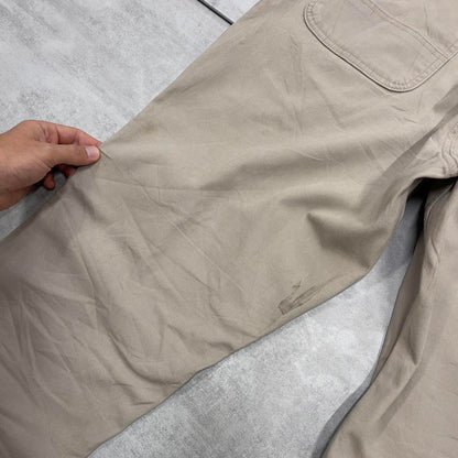 Beige Carhartt carpenter pants W36L32 relaxed fit 90s skater style cargos