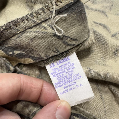 Realtree baggy camo cargo pants loose khaki XXL Spartan camouflage utility hunting pants