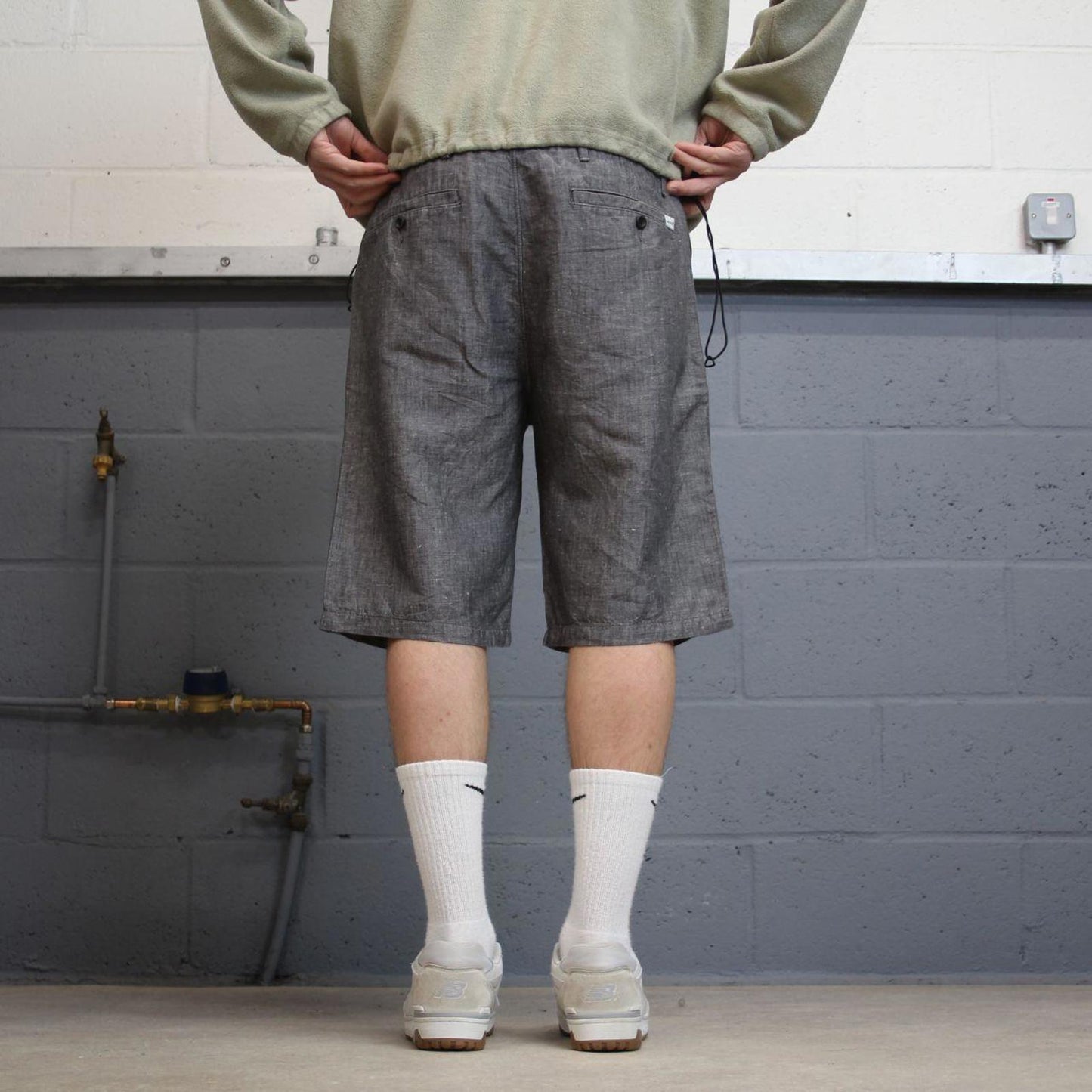 Y2k Levi's shorts skater style grey Loose floaty leg summer festival shorts