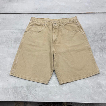 Vintage baggy stone Wrangler jorts W34