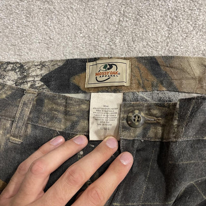 Cabela’s camo cargo pants y2k utility khaki Loose Mossy Oak camouflage hunting cargos