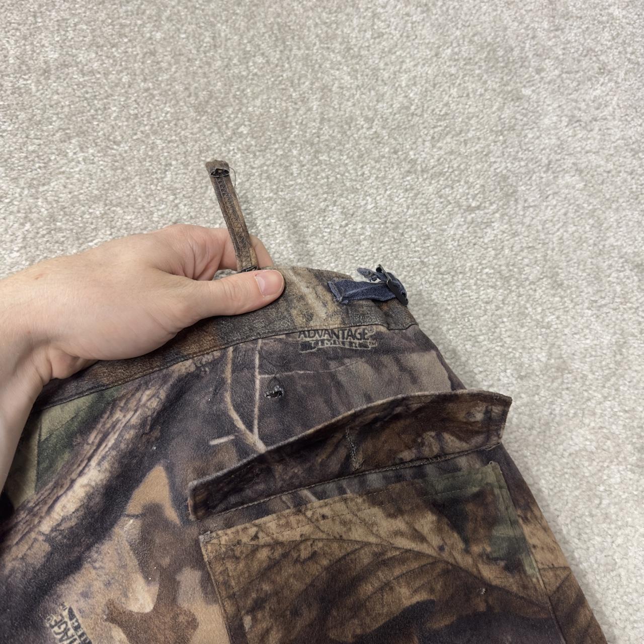 Fleece baggy camo cargo pants khaki Advantage timber Realtree camouflage trousers