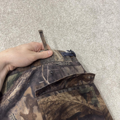Fleece baggy camo cargo pants khaki Advantage timber Realtree camouflage trousers